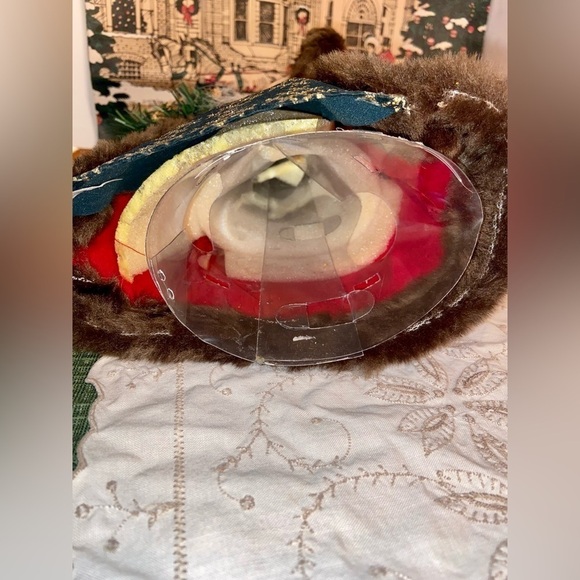 3/75$ Christmas Tree Topper Vintage Christmas Santa Claus with wreaths in hands - Picture 7 of 15